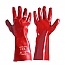 Rękawice PCV długie czerwone kpl.12 par 10[XL]